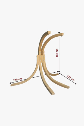 Holzständer für Hängesessel XL Fichtenholz imprägniert